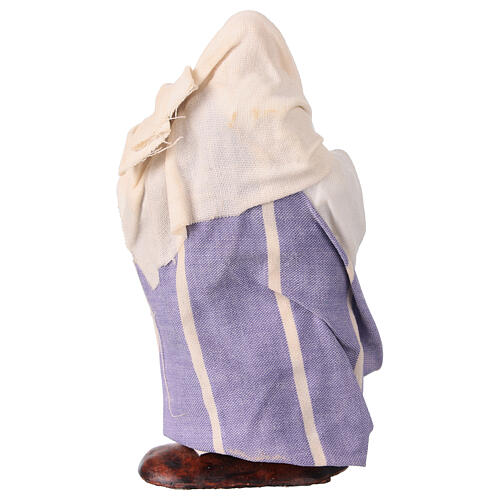 Statuina arabo con pane presepe napoletano 12 cm 4