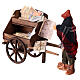 Giornalaio con carro presepe napoletano 10 cm s2