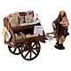 Carro edicolante con statuina presepe napoletano 12 cm s3
