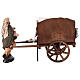 Carro edicolante con statuina presepe napoletano 12 cm s4