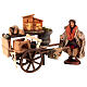 Statuina da presepista con carro presepe napoletano 10 cm s2