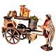 Statuina da presepista con carro presepe napoletano 10 cm s3