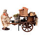 Statuina da presepista con carro presepe napoletano 10 cm s4