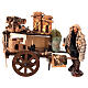 Complete nativity scene artisan wagon, Neapolitan figurine 12 cm s1