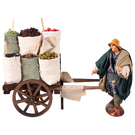 Spices cart for 10 cm Neapolitan Nativity Scene