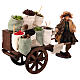 Marktszene mit Gewürzverkäufer und Karren – für 12 cm Krippe, Terrakotta, neapolitanischer Stil s3