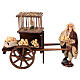 Carro venditore uova con statuina presepe napolitano 12 cm s1
