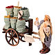 Venditore di semi con carro terracotta presepe napoletano 10 cm s2