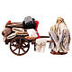 Fabric seller with cart, Neapolitan Nativity Scene of 10 cm s1