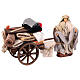 Fabric seller with cart, Neapolitan Nativity Scene of 10 cm s2