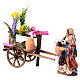 Florist's cart for 10 cm Neapolitan Nativity Scene s3