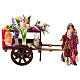 Cart with florist for 12 cm Neapolitan Nativity Scene s1