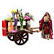 Cart with florist for 12 cm Neapolitan Nativity Scene s2