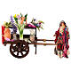 Carro fioraio con statuine presepe napoletano 12 cm s1
