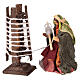 Woman spinning wool with spindle of 6 cm for Neapolitan Nativity Scene s1