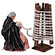 Woman spinning wool, 8 cm, for Neapolitan Nativity Scene s4