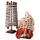 Spinnerin mit Spindel, Krippenfigur, neapolitanische Krippe, 10 cm s3