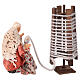 Hiladora con huso 10 cm belén napolitano s4