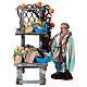 Fish stall with figurine for 8 cm Nativity Scene s1