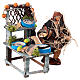 Fishmonger with stall for 10 cm Neapolitan Nativity Scene s2