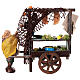 Fishmonger with wooden cart for 12 cm Neapolitan Nativity Scene s4