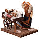 Milkmaid with cart Neapolitan Nativity Scene 10 cm s2