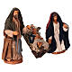 Holy Family set with Lantern Neapolitan Nativity 10 cm s2