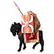 Roman soldier on horseback for 10 cm Neapolitan Nativity Scene s1