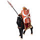 Roman soldier on horseback for 10 cm Neapolitan Nativity Scene s3