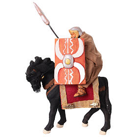 Soldado Romano en caballo belén napolitano 10 cm