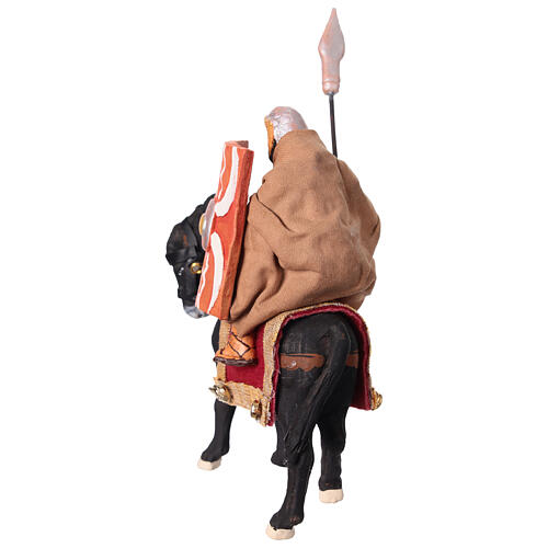 Soldado Romano en caballo belén napolitano 10 cm 5