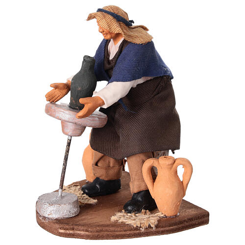 Potter with wheel for 13 cm Neapolitan Nativity Scene 2