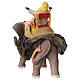 Rey en elefante belén napolitano 13 cm s5