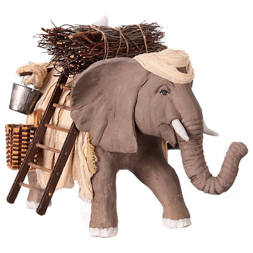 Elephant with bagage for 12 cm Neapolitan Nativity Scene 4