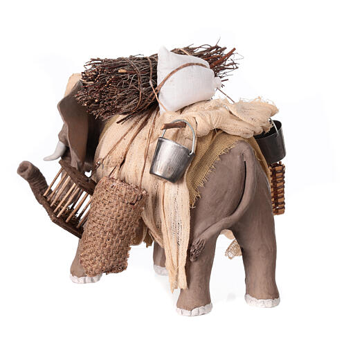 Elephant with bagage for 12 cm Neapolitan Nativity Scene 6