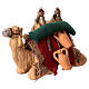 Sitting camel with saddle and jars for 12 cm Neapolitan Nativity Scene s2