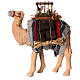 Standing camel with saddle and chickens for 12 cm Neapolitan Nativity Scene s1