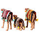 Set of 3 caparisoned camels for Neapolitan 12 cm Nativity Scene s10