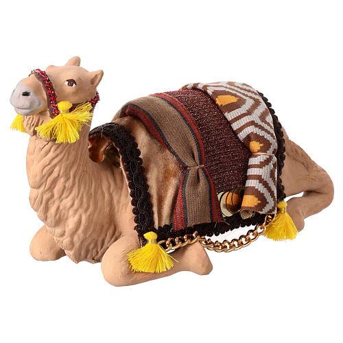 Camels with saddle, set of 3, for 15-16 cm Neapolitan Nativity Scene 7