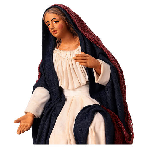 Natividad Belén Napolitano 30 cm con linterna 5