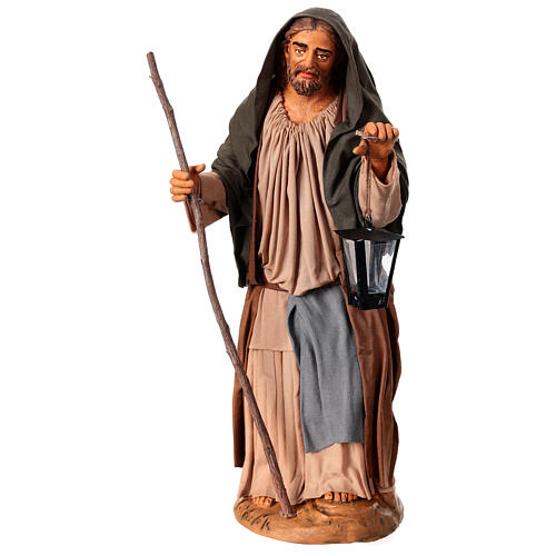 Natividad Belén Napolitano 30 cm con linterna 7