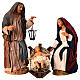 Nativité crèche napolitaine 30 cm avec lanterne s1