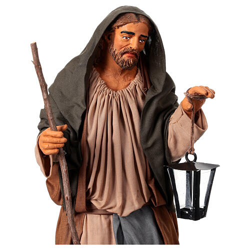 Nativity Holy Family set with lantern, 30cm 8
