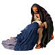 Nativity with Saint Joseph on his knees holding the Infant for 30 cm Neapolitan Nativity Scene s5