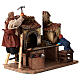 Man building a creche with child, animated figurine for 12 cm Neapolitan Nativity Scene s4