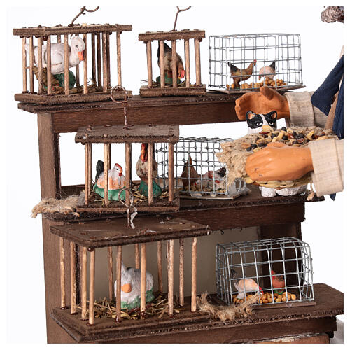 Animal seller, animated figurine for 24 cm Neapolitan Nativity Scene 4