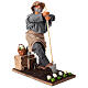 Man digging up the vegetable garden, animated figurine for 24 cm Neapolitan Nativity Scene s4