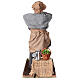 Man digging up the vegetable garden, animated figurine for 24 cm Neapolitan Nativity Scene s5