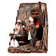 Bakers with oven, animated figurine for 24 cm Neapolitan Nativity Scene, 35x35x45 cm s4