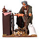 Man cooking a piglet on the spit, animated figurine for 30 cm Neapolitan Nativity Scene s1